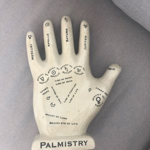 Ceramic Palmistry Hand